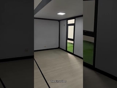 20FT 평면 확장 가능한 운송 컨테이너 유리 커튼 벽 ODM